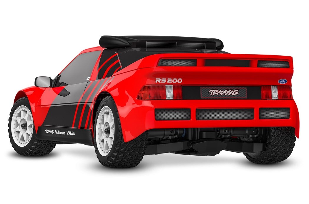 Traxxas Mini Rally Ford RS200 VXL-3s RTR - Red