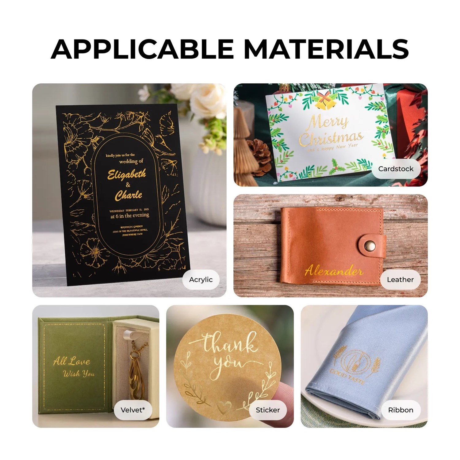 xTool Guld/Silver Hot Foil Pen Transferpapper 