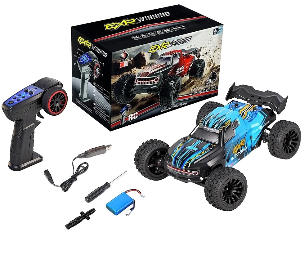 WLtoys EXR Racer 244018 1/24 2WD Truggy Blå