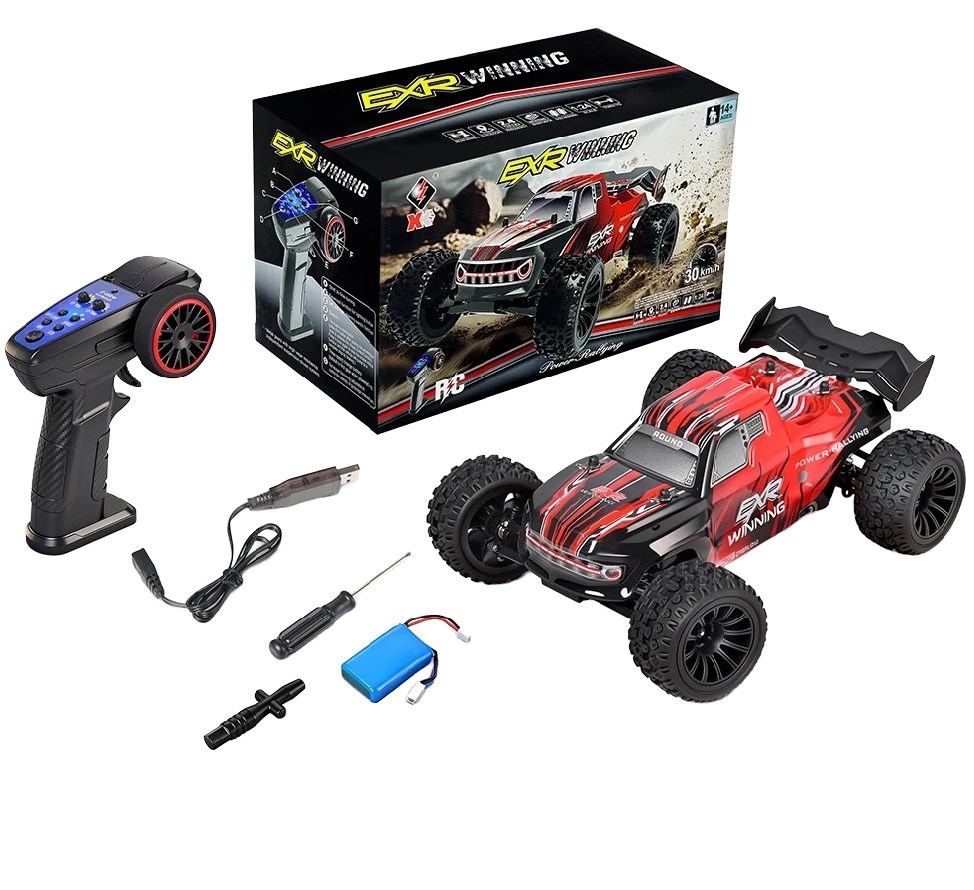 WLtoys EXR Racer 244018 1/24 2WD Truggy Rød