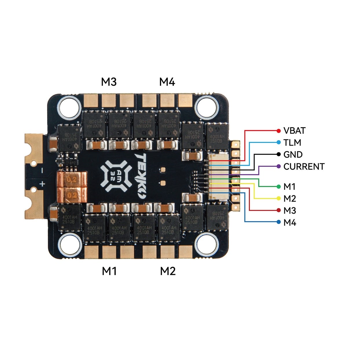 Holybro Tekko32 F4 4in1 50A ESC - AM32