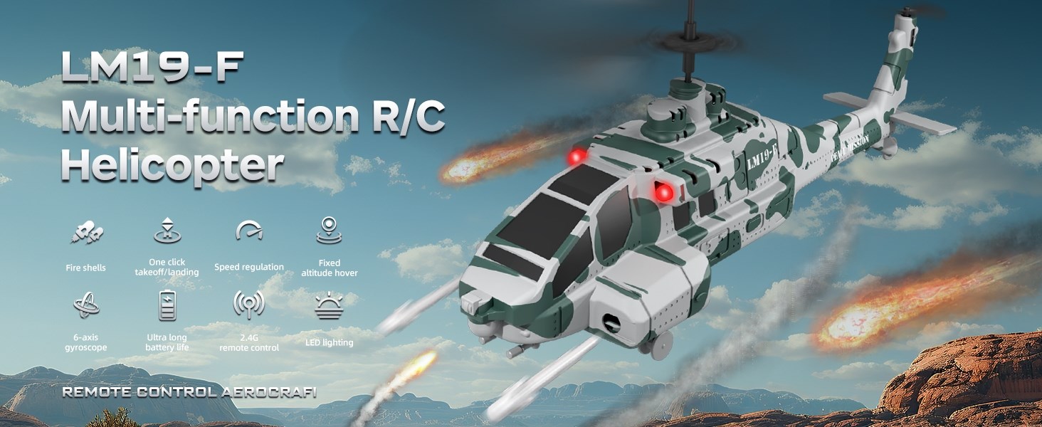 LMRC Apache Helikopter - Komplett