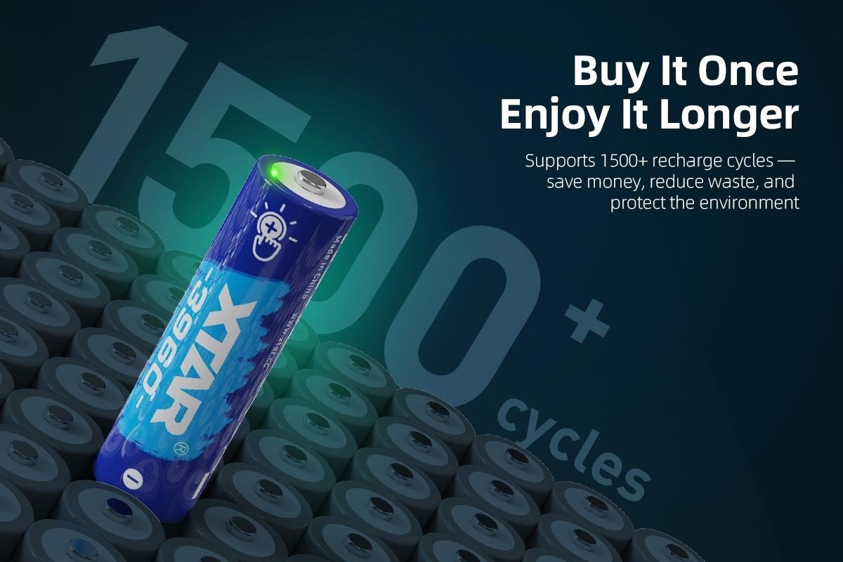 Xtar AA 1.5V 3960mWh Batterier 4 st