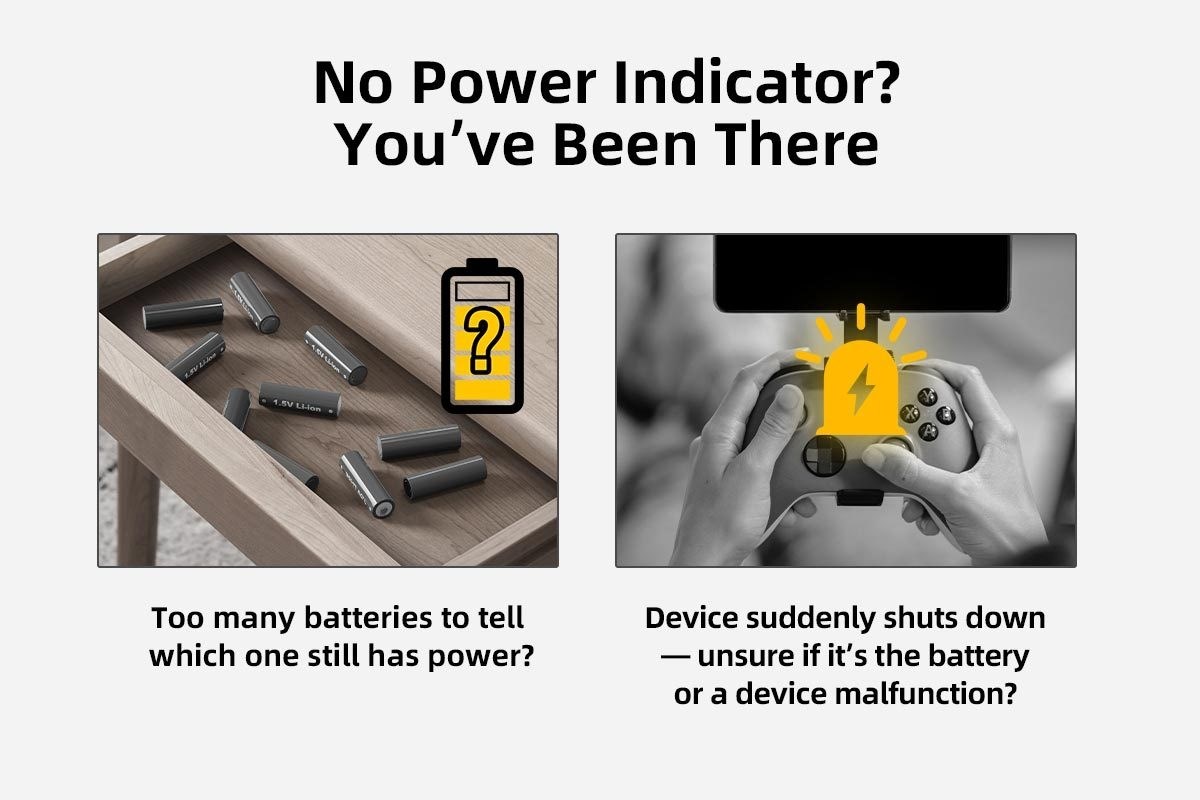 Xtar AA 1.5V 3960mWh Batterier 4 st