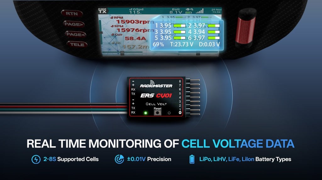 Radiomaster ERS-CV01 - Cellsp�nningssensor ELRS