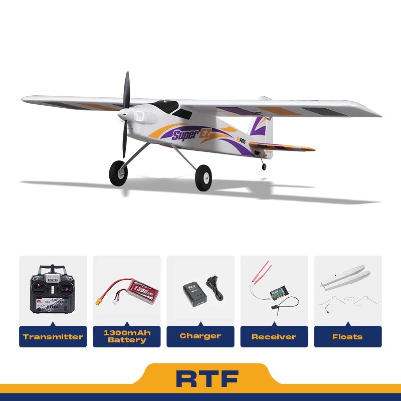 FMS Super EZ V4 1220mm Reflex-Gyro V3 RTF
