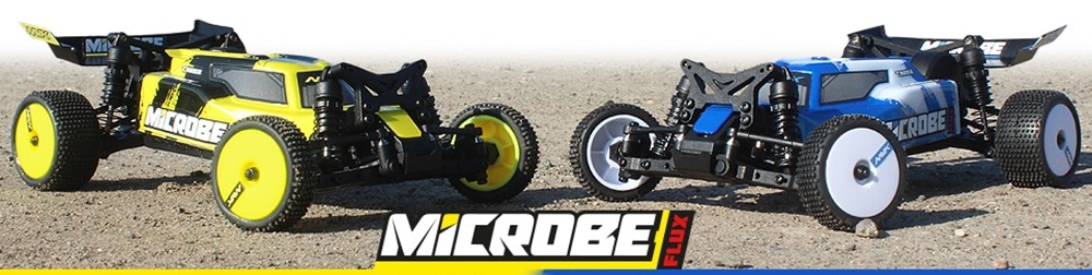 Maverick Microbe FLUX 1/24 Buggy 2WD RTR - Gul