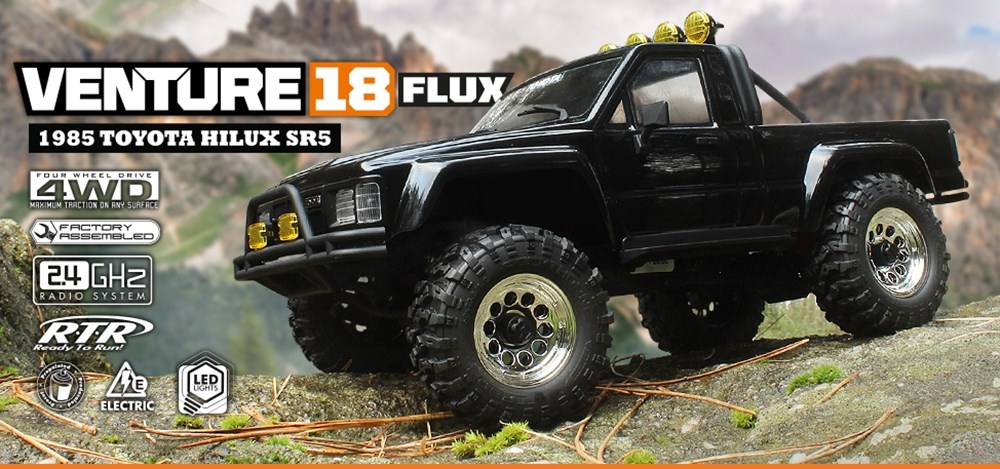 HPI Venture 18 Flux Toyota Hilux SR5 - Black