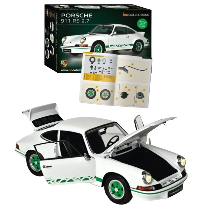 IXO 1:8 - Porsche 911 Carrera RS 2.7 White Kit