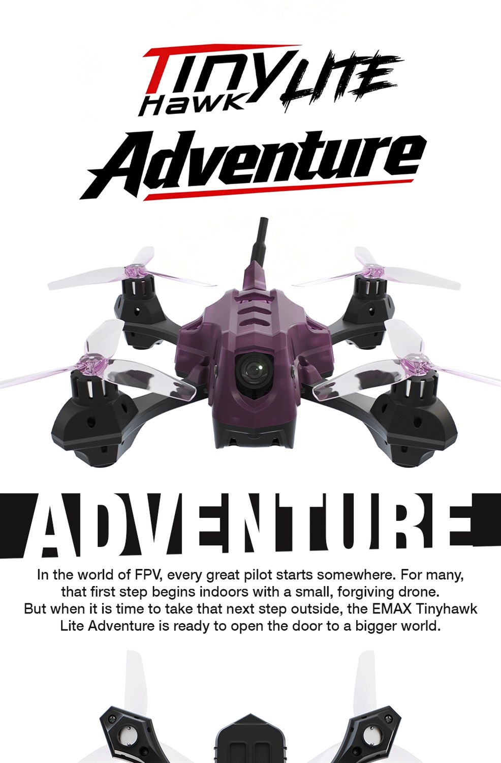 EMAX Tinyhawk Lite Adventure BNF Analog ELRS