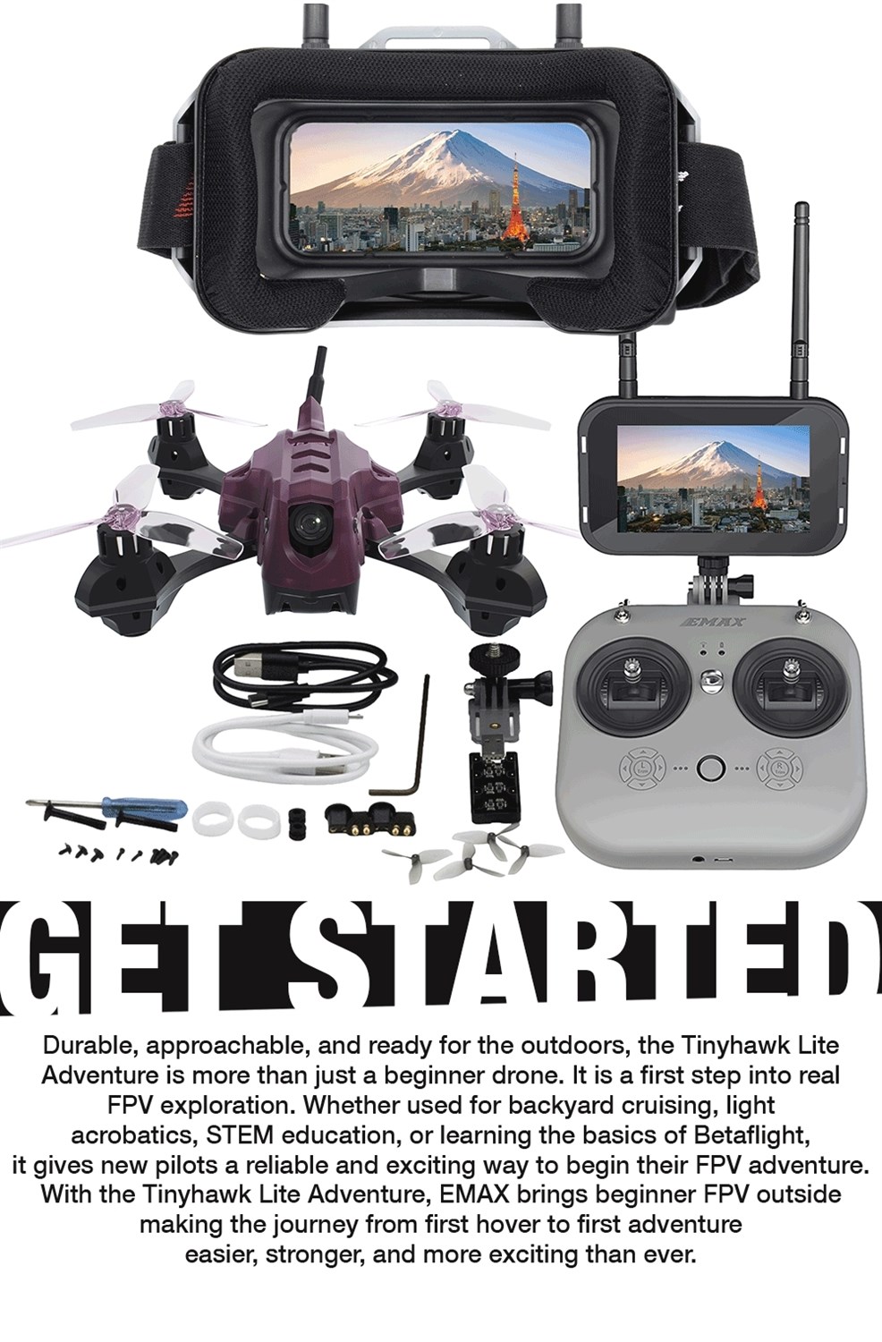 EMAX Tinyhawk Lite Adventure RTF Analog ELRS