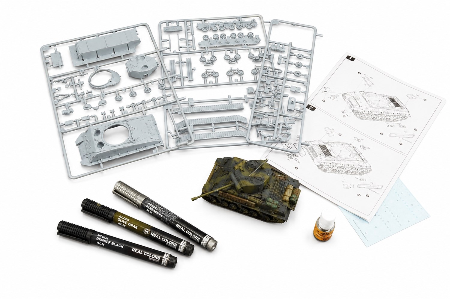 Italeri 1:56 - Sherman - Startpaket