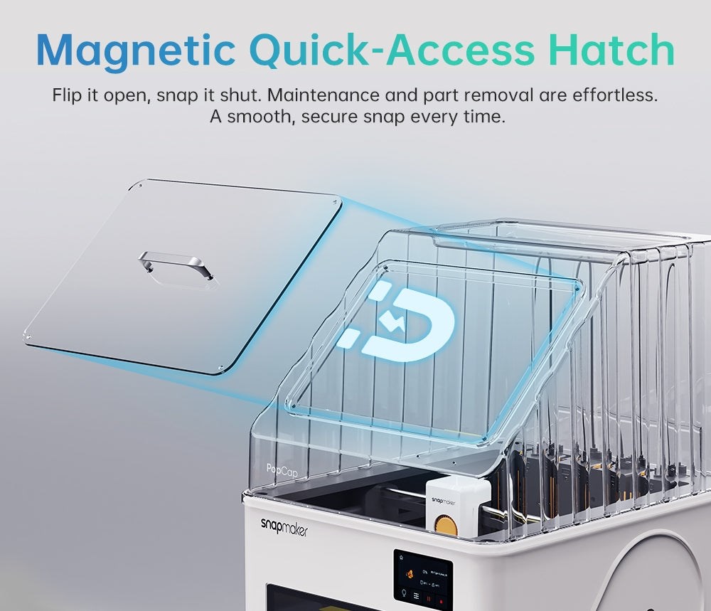 BIQU Pop Cap for Snapmaker U1 inkl 4 x PLA
