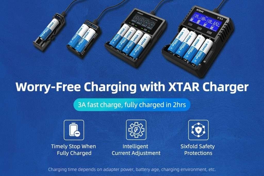 XTAR 21700HP 5000mAh 25A Li-Ion