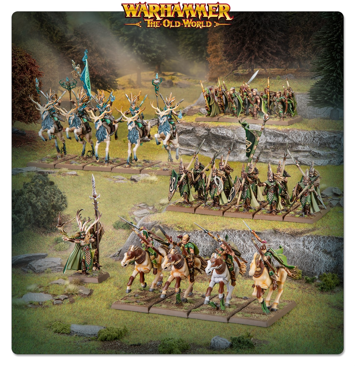 The Old World Wood Elf Realms - Battle March Army