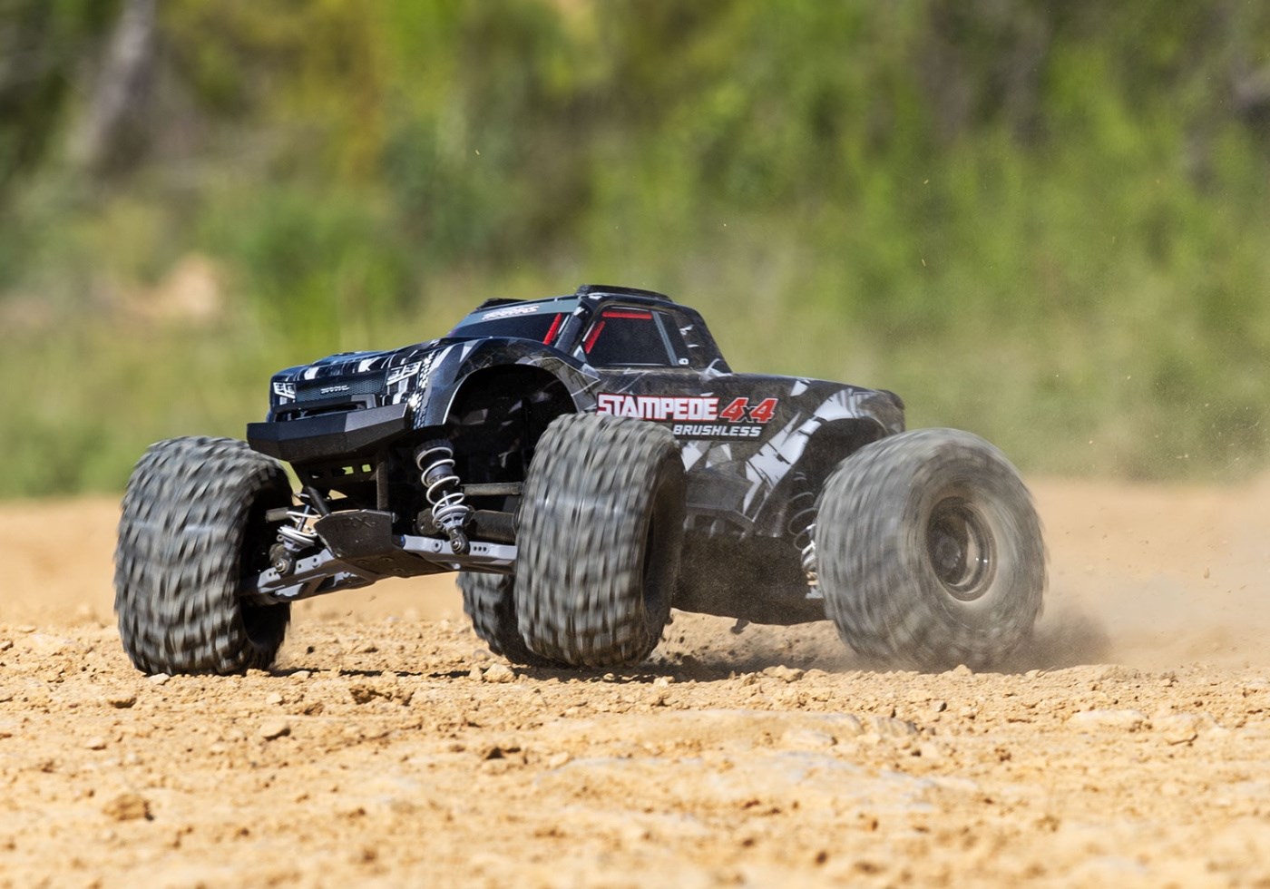 Traxxas Stampede 1/10 4WD BL 3S RTR Svart