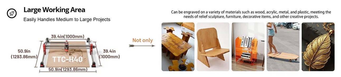 TwoTrees TTC-H40 CNC Router Machine