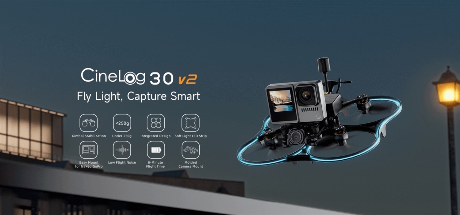 GEP RC Cinelog30 V2 Analog ELRS 2.4GHz
