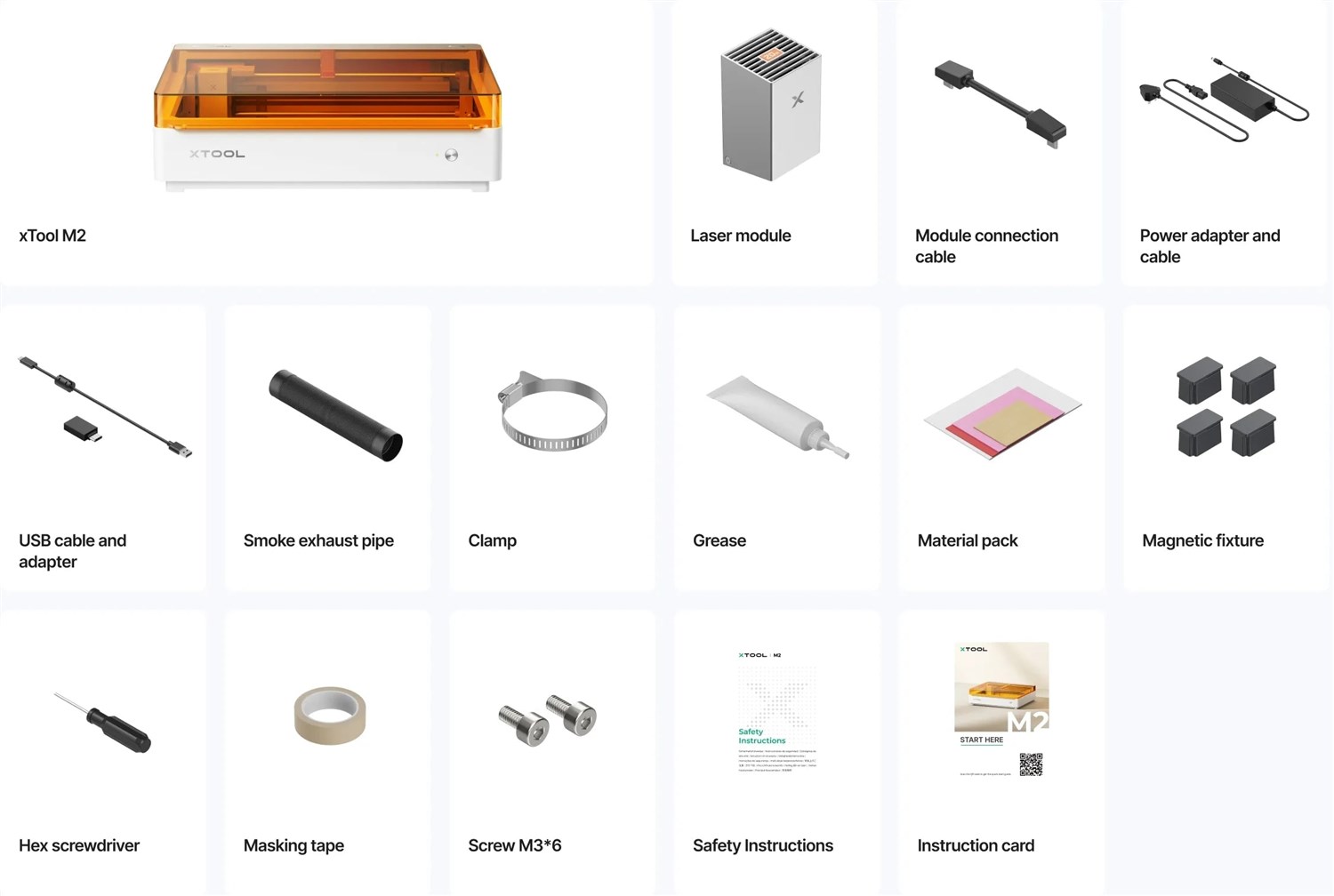 xTool M2 20W Basic - Laser Cutter & Engraver
