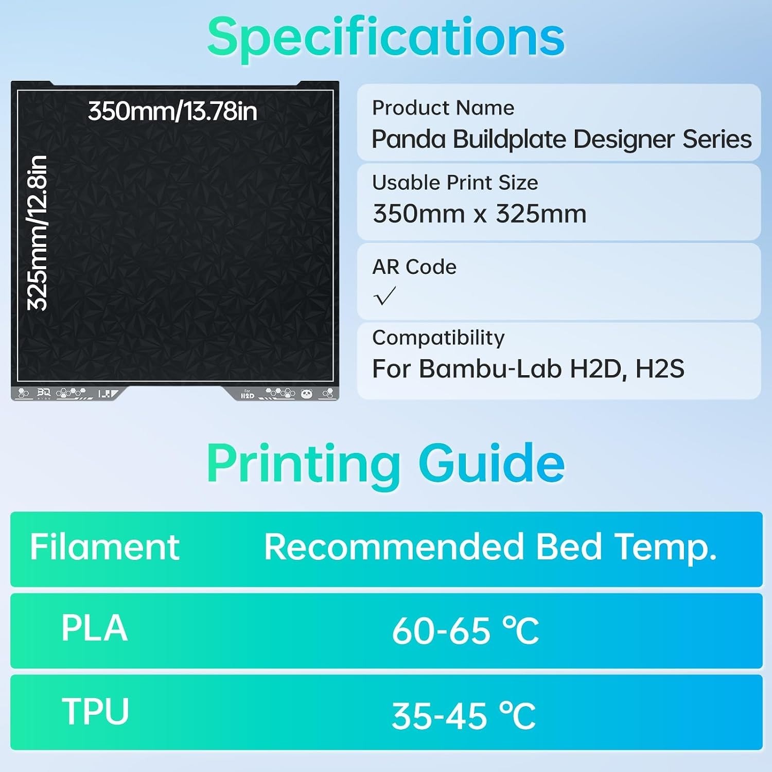 Biqu Panda Designer PEO + PET H2D/H2S