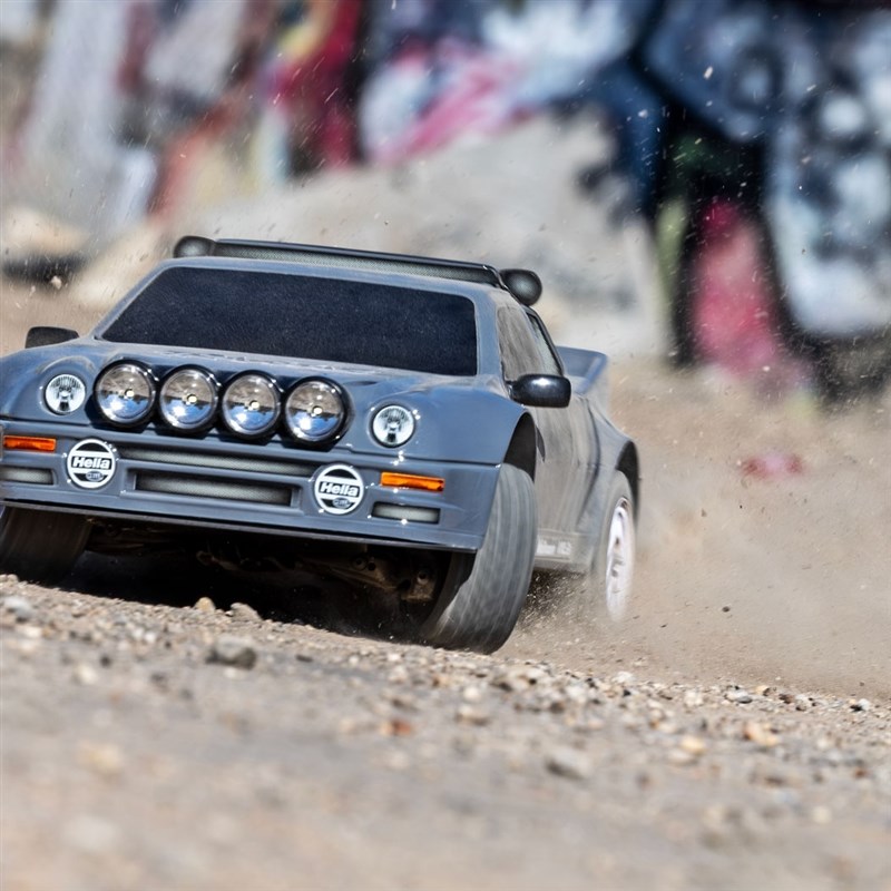 Traxxas Mini Rally Ford RS200 VXL-3s RTR - Gray