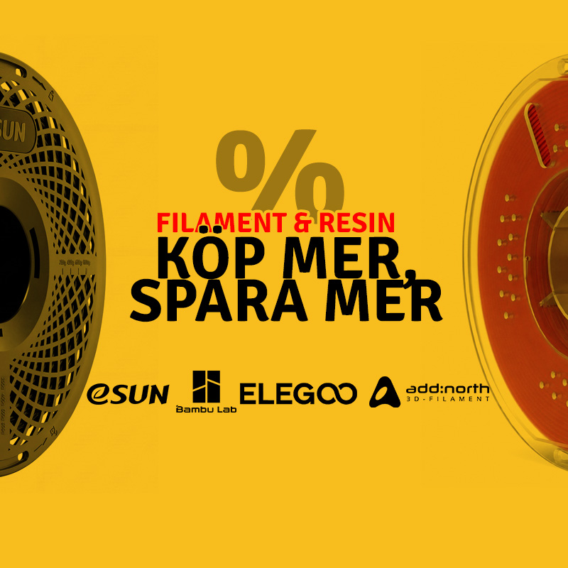 Mängdrabatt på filament