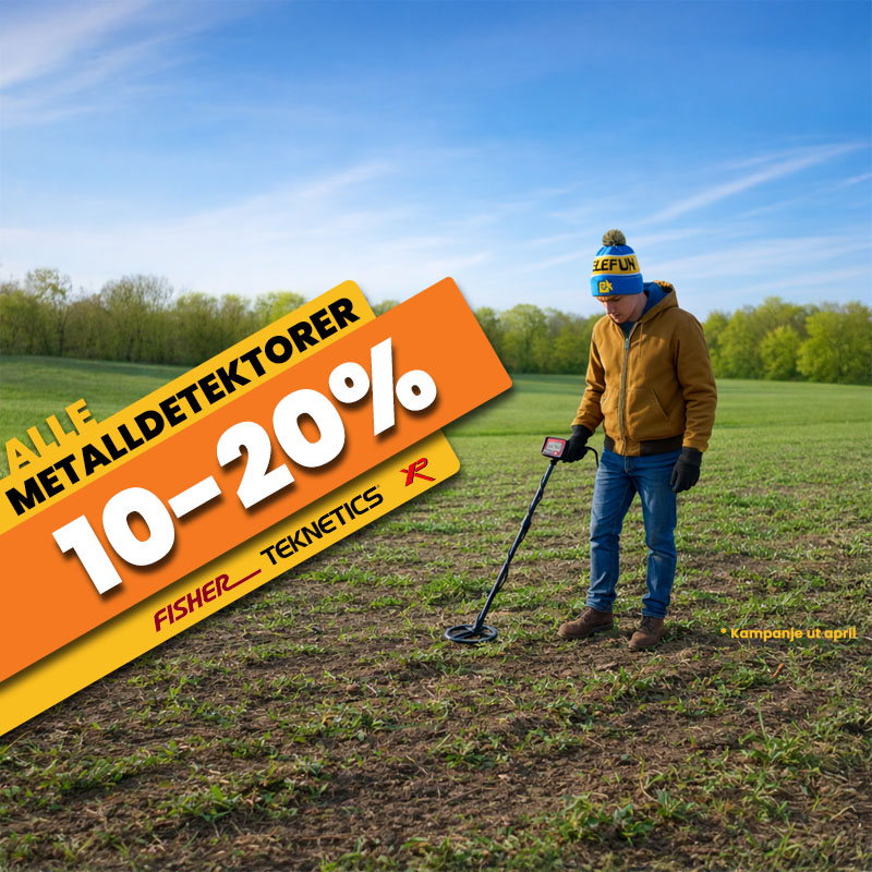 V�rkampanje p� metalldetektor