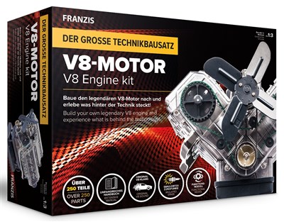 Franzis V8-motorsats