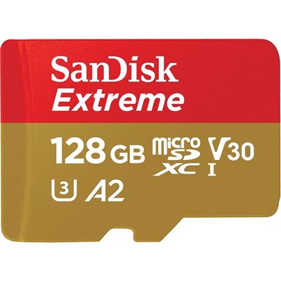 Sandisk Minneskort MicroSDXC Extreme 128GB 190MBs